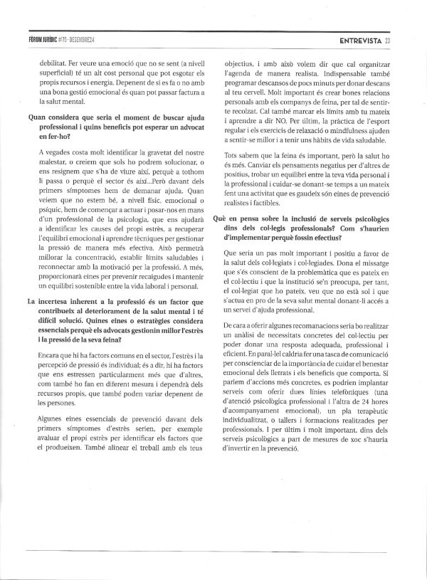 Estrés y burnout en abogados